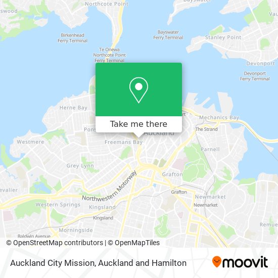 Auckland City Mission地图