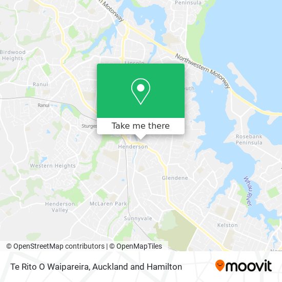 Te Rito O Waipareira map