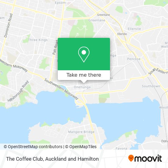 The Coffee Club map