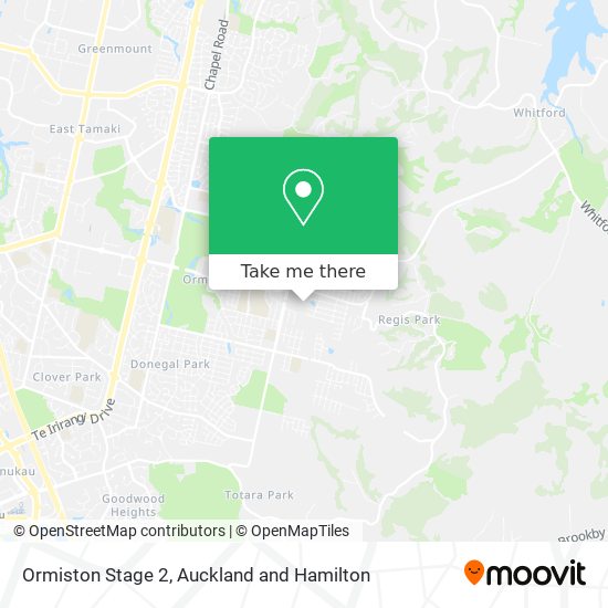 Ormiston Stage 2 map