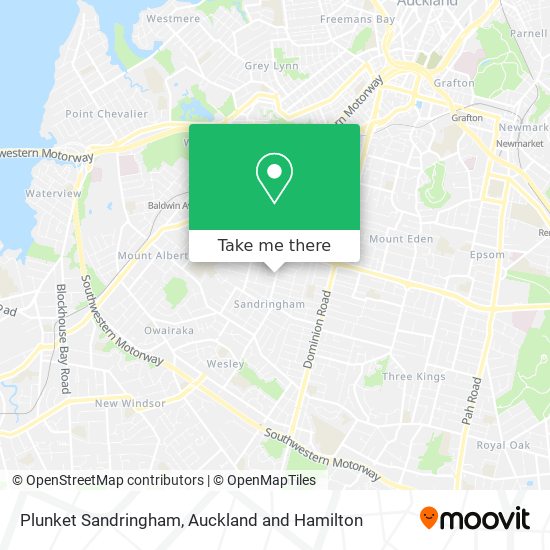 Plunket Sandringham map