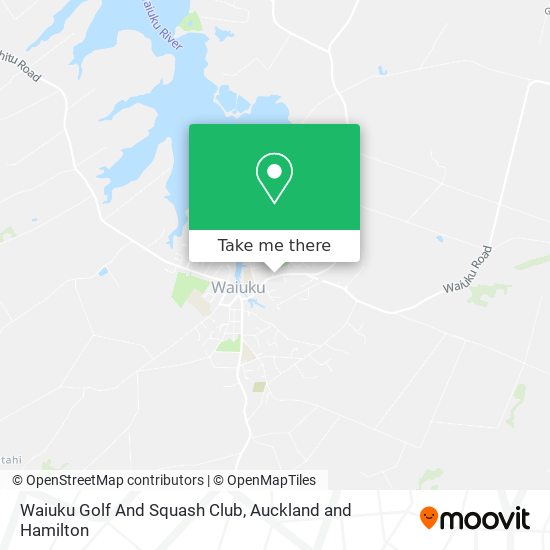 Waiuku Golf And Squash Club map