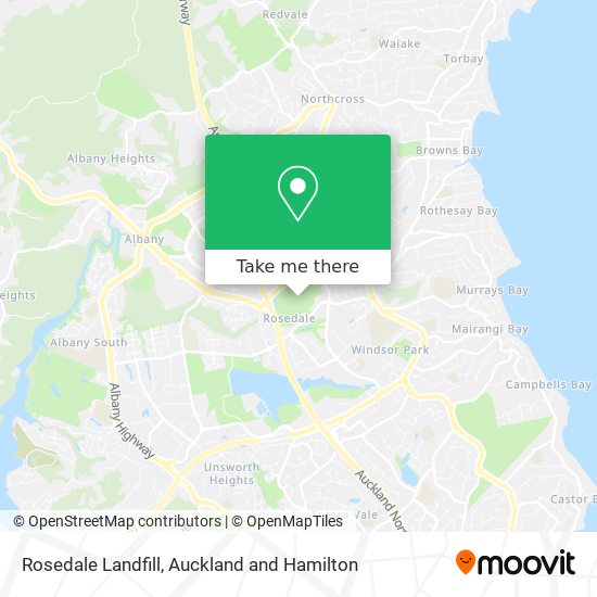 Rosedale Landfill map