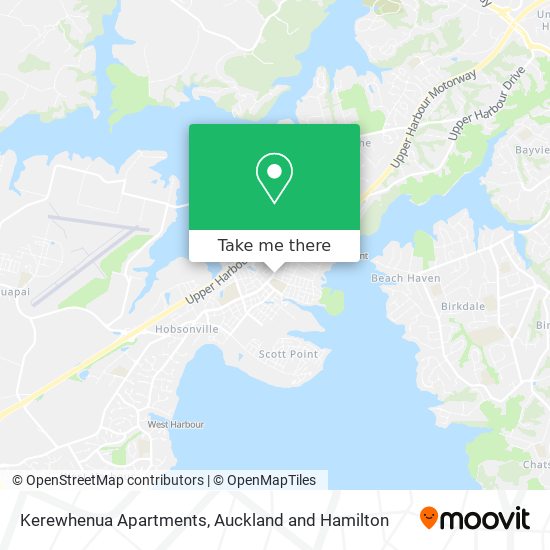 Kerewhenua Apartments map