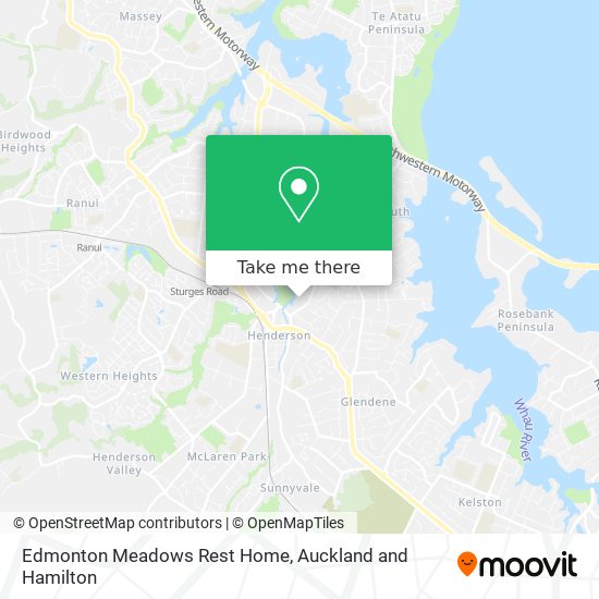 Edmonton Meadows Rest Home map