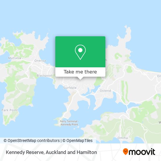 Kennedy Reserve map