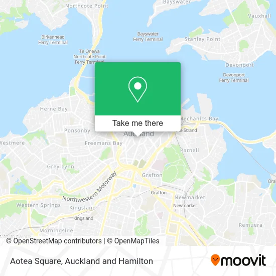 Aotea Square map