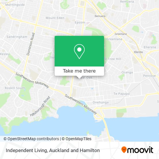 Independent Living map