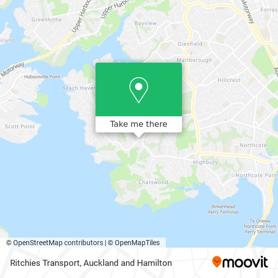 Ritchies Transport map