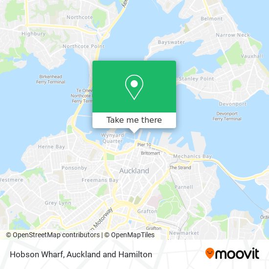 Hobson Wharf map