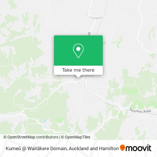 Kumeū @ Waitākere Domain map