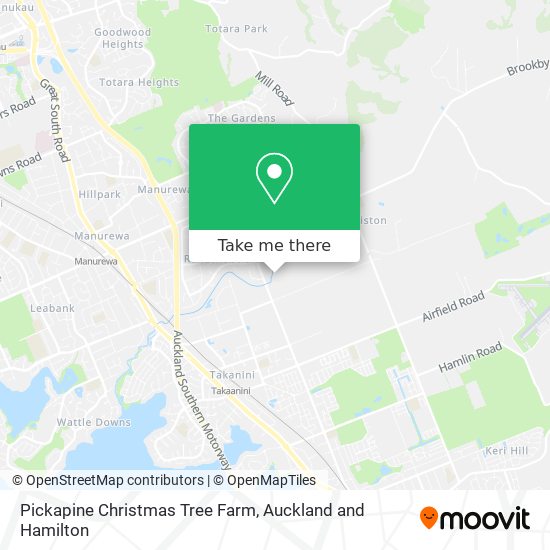 Pickapine Christmas Tree Farm地图