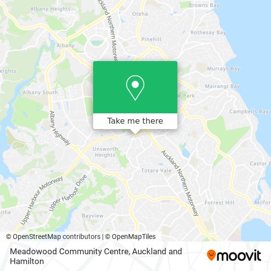 Meadowood Community Centre map