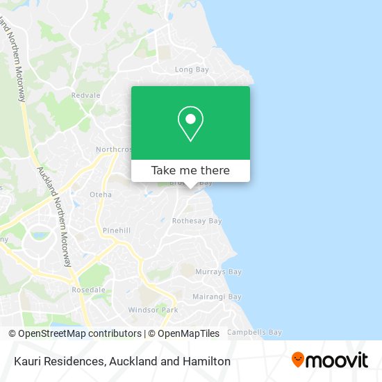 Kauri Residences map