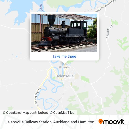 Helensville Railway Station地图