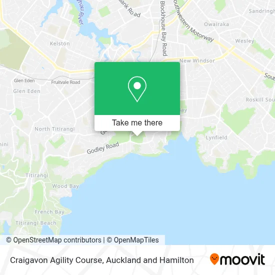 Craigavon Agility Course map