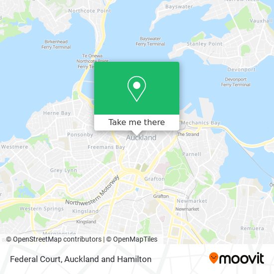 Federal Court map