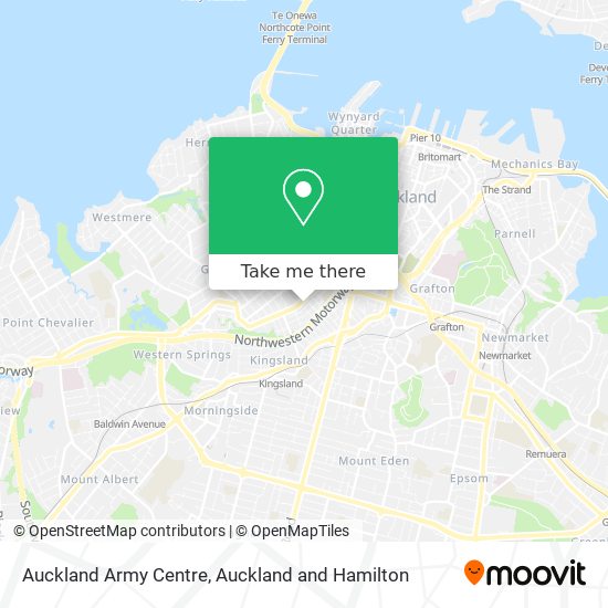 Auckland Army Centre地图