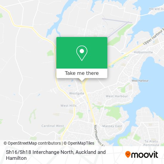 Sh16/Sh18 Interchange North map