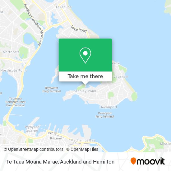 Te Taua Moana Marae map