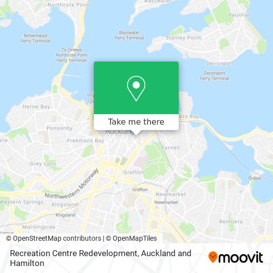 Recreation Centre Redevelopment map