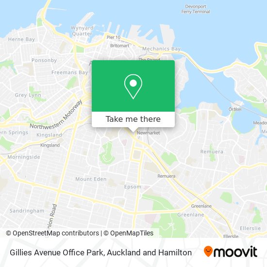 Gillies Avenue Office Park map