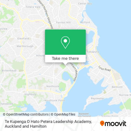Te Kupenga O Hato Petera Leadership Academy map
