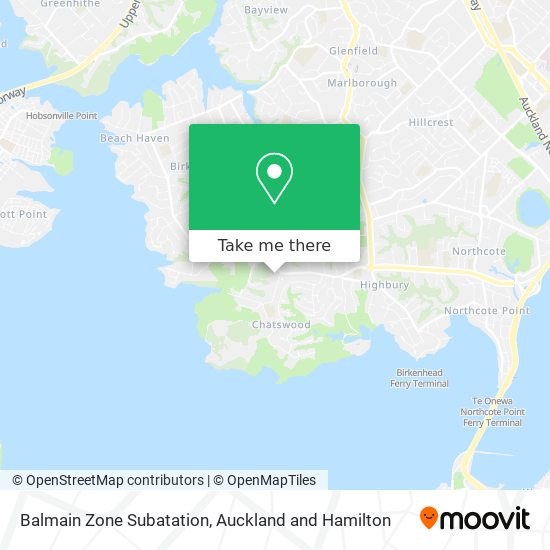 Balmain Zone Subatation地图