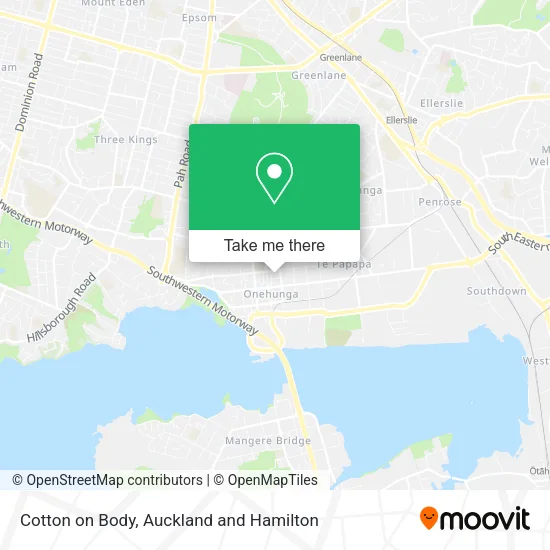 Cotton on Body map