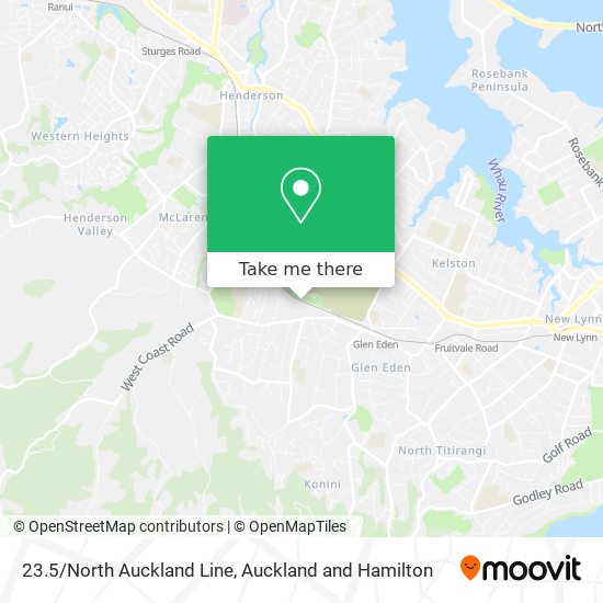 23.5/North Auckland Line地图