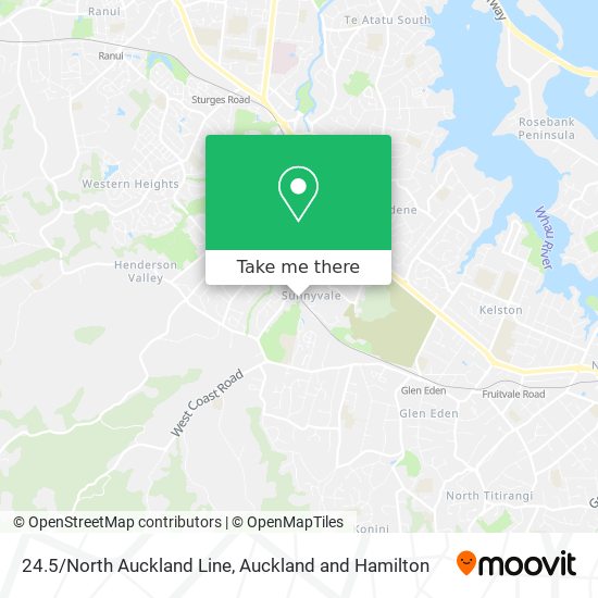24.5/North Auckland Line地图