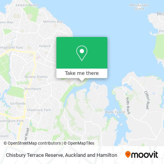 Chisbury Terrace Reserve map