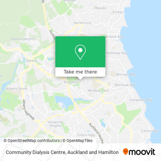 Community Dialysis Centre map