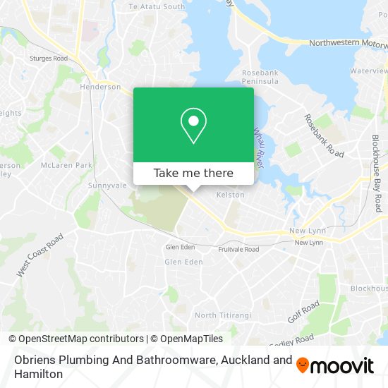 Obriens Plumbing And Bathroomware map