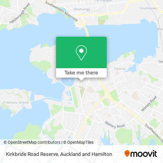 Kirkbride Road Reserve map