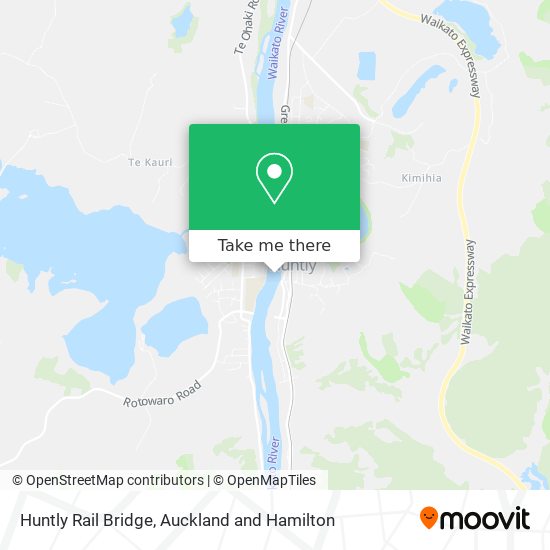 Huntly Rail Bridge map