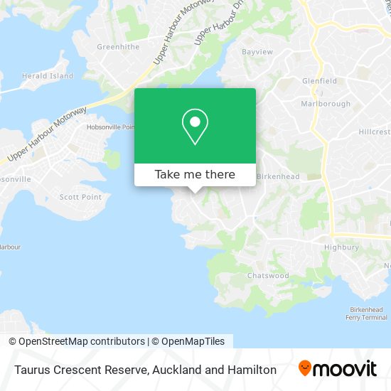 Taurus Crescent Reserve map
