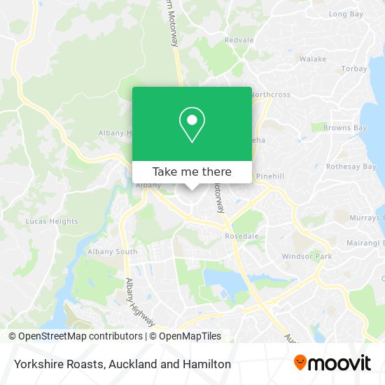 Yorkshire Roasts map