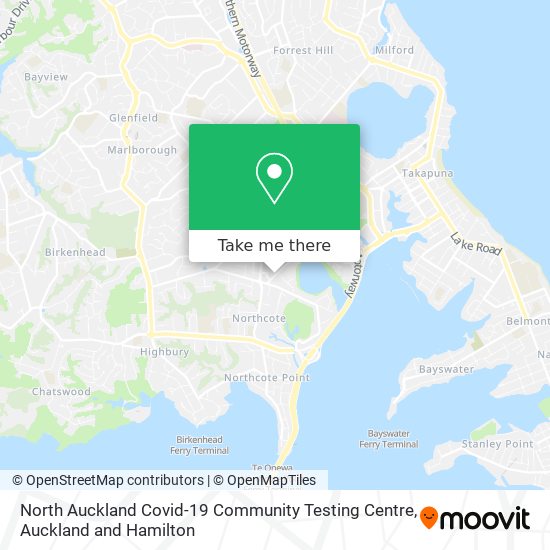 North Auckland Covid-19 Community Testing Centre地图