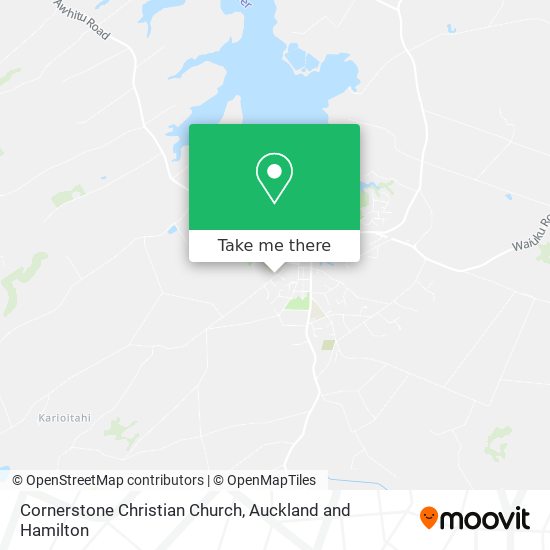 Cornerstone Christian Church map