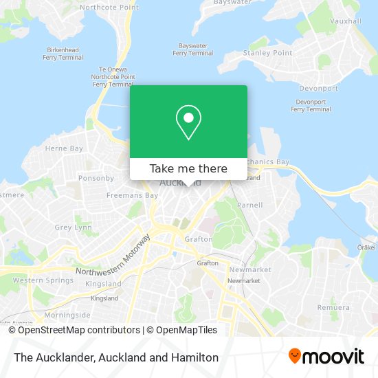 The Aucklander地图