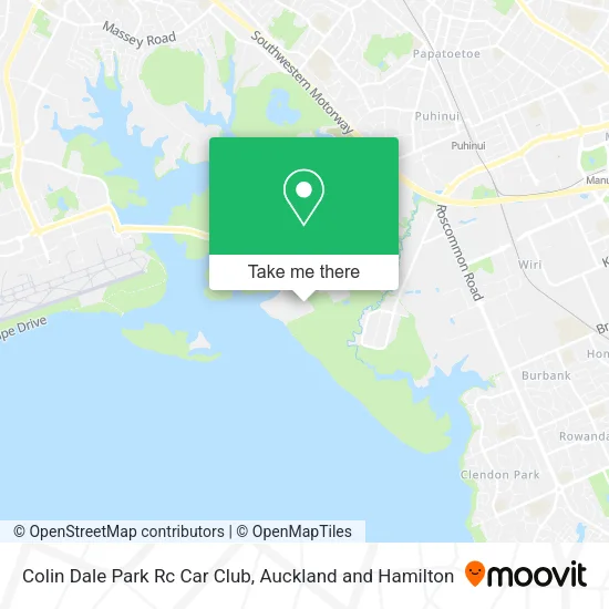 Colin Dale Park Rc Car Club map