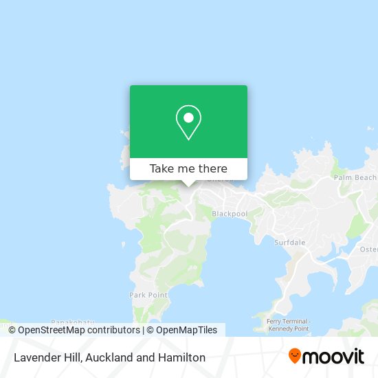 Lavender Hill地图