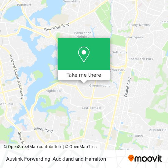 Auslink Forwarding map