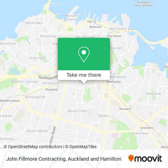 John Fillmore Contracting map