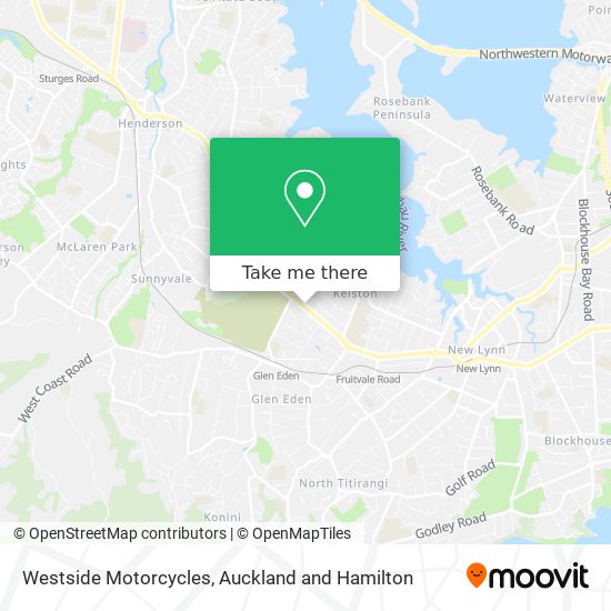 Westside Motorcycles map