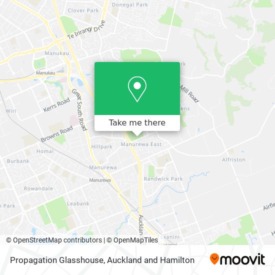 Propagation Glasshouse map