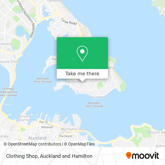 Clothing Shop map