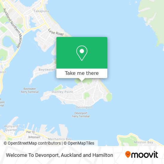 Welcome To Devonport map