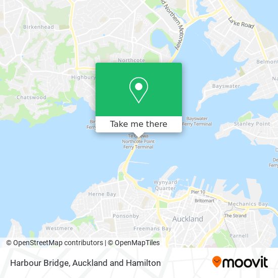 Harbour Bridge map